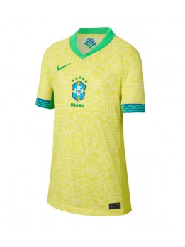 Brazil Zenski Domaci Dres Copa America 2024 Kratak Rukavima